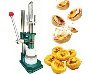 Macchina Manuale per Pressare Paste Fatte a Mano, Pressa per Gusci di Crostata con Base In Ghisa per Cottura di Crostate Alla Crema, Uso Domestico e Ristorazione B02