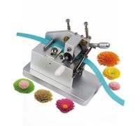 Macchina manuale per quilling per tagliare strisce di carta, taglierino per nappe con larghezza regolabile 0,3-4 mm e lunghezza 5-20 cm, strumento fai da te fatto a mano per artigianato(Silver)