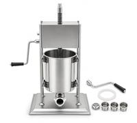 Macchina manuale per salsicce, 10 l, con 4 forme | Spremi salsicce, velocità regolabile, spremisalsicce verticale per salsicce e churro spagnolo