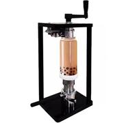 Macchina manuale per sigillare barattoli con altezza regolabile e base fissa per l'inscatolamento domestico e la conservazione degli alimenti