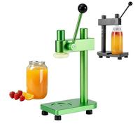 Macchina manuale per sigillare lattine per cuciture e crimpature efficienti, regolabile con base fissa per una tenuta ermetica a prova di perdite