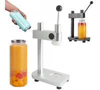Macchina manuale per sigillare lattine per cuciture e crimpature efficienti, regolabile con base fissa per una tenuta ermetica a prova di perdite