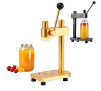 Macchina manuale per sigillare lattine per cuciture e crimpature efficienti, regolabile con base fissa per una tenuta ermetica a prova di perdite