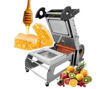 Macchina manuale per sigillare vassoi per scatole da asporto, termosaldatrice con supporto per pellicola per contenitori per alimenti, attrezzature per l'imballaggio di gastronomia e preparazione dei