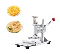 Macchina Manuale Per Stendere L'impasto Della Pizza - Pressa Regolabile In Acciaio Inossidabile Con Vassoio Estraibile, Per Pizza/tortilla/crostata, Ideale Per Uso Domestic Stainless-plate 6.3in/16cm