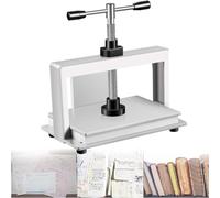 Macchina manuale resistente della stampa della legatoria con la progettazione di asta del doppio equilibrio per l'appiattimento ed il legame efficienti della carta