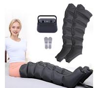 Macchina massaggiante elettrica a compressione d'aria Widppsopt a 6 cavità, macchina per massaggio di braccia, gambe, piedi, caviglie e polpacci, stivali per pressoterapia, massaggiatori per