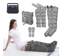 Macchina massaggiante elettrica a compressione d'aria Widppsopt con 6 cavità per tutto il corpo, strumento per il rilassamento di braccia e gambe, trattamento del lipedema delle gambe, massa