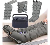 Macchina massaggiante elettrica a compressione d'aria Widppsopt, massaggiatore per drenaggio linfatico, fasciature per vita, braccia, gambe, piedi e polpacci, stivali per pressoterapia per d