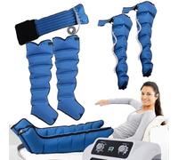 Macchina massaggiatrice elettrica a compressione d'aria a 6 cavità, massaggiatore per drenaggio linfatico, pompa per linfedema, massaggiatori pneumatici a circolazione d'aria con pressione r