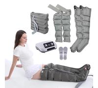 Macchina massaggiatrice elettrica a compressione d'aria a 6 cavità per tutto il corpo, strumento rilassante per vita, braccia e gambe per massaggio completo del corpo, pressoterapia e drenag