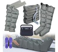 Macchina massaggiatrice elettrica a compressione d'aria a 6 cavità Widppsopt, strumento per il rilassamento di tutto il corpo, vita, braccia e gambe, per massaggio completo del corpo, presso