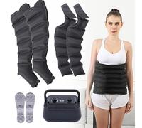 Macchina massaggiatrice per il corpo a compressione d'aria a 6 cavità Widppsopt, macchina per stivali di recupero per dolore e circolazione, gambe gonfie, edema, sollievo muscolare, recupero