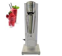 Macchina Milkshake Professionale, Mixer Milkshake Elettrico con Doppia Velocità, Lama a Farfalla, Piedini in Gomma, Frullatore in Acciaio Inox per Smoothie Latte e Gelato Single Head