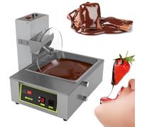 Macchina miscelatrice for fusione e stampaggio di cioccolato, macchina miscelatrice for cioccolato con forno di fusione, velocità regolabile 38-55 giri/min, for uso domestico e professionale(8kg)
