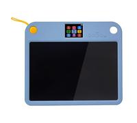 Macchina multifunzionale per esercizi per bambini, apprendimento Pinyin cinese, matematica, caratteri cinesi, idiomi, poesia antica, tavola da disegno a mano (31 x 26 x 2 cm, blu)