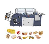 Macchina multifunzione per la produzione di scatole per alimenti in carta - Macchina per la formatura di hamburger, torte e snack ad alta velocità