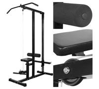 Macchina Multistazione con Bilanciere e Set di Manubri 30,5 kg