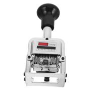 Macchina Numeratrice Elettronica a 5 Cifre Autoinchiostrante per Ufficio | Telaio in Metallo e Plastica, Impugnatura Ergonomica, per Numeri Consecutivi su Ricevute e Etichette