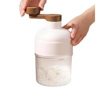 Macchina per a secchio compressore con manovella manuale per la casa | Macchina per gelato per la cucina e per preparare sorbetti, dessert, bevande, frutta e servizio in casa