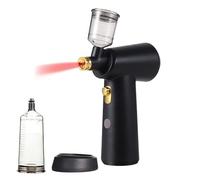 Macchina per abbronzatura spray senza fili, Pistola per abbronzatura spray portatile con ugello a ventola regolabile e ricaricabile, Base di ricarica a induzione, Macchina per dipingere i capelli