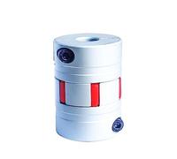 Macchina per accoppiamento in alluminio 1 D35L50 Giunto for albero flessibile con morsetto for prugna(6mm to 6mm)