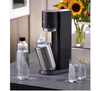 Macchina per acqua gassata e gassata SODASTREAM - DUO Nero - 2 caraffe in vetro - 1 ricarica di gas da 60 l