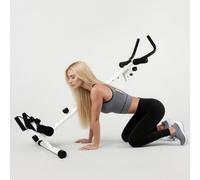 Macchina per Addominali di Livello clinico per la Palestra Domestica-Core Trainer a Doppio Angolo con 7 impostazioni di Altezza e Protezione per Le Ginocchia | Attrezzatura Addominale Pieghevole