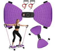 Macchina per addominali Twister per la casa, capacità 136 kg, attrezzatura per allenamento senza rumori, per perdita di grasso della pancia, allenamento della vita e esercizi addominali, per donne e