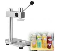 Macchina per aggraffatrice per lattine in lega di alluminio per uso domestico e commerciale, sigillatore manuale del barattolo di latta con ampia capacità di sigillamento