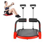 Macchina per allenamento addominali con fasce di resistenza per allenamento della forza, esercizi per tutto il corpo e il core, supporta fino a 127 kg, ideale per palestra a casa e fitness