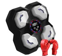 Macchina Per Allenamento Di Pugilato - Attrezzo da Allenamento Domestico Senza Fili - Macchina Per Boxe Musicale Elettronica,Per Adolescenti Figli Famiglia Amici Adulti Ragazze