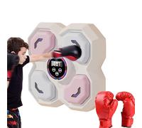 Macchina Per Allenamento Di Pugilato | Strumento Fitness Wireless Con Per Casa - Macchina Per Boxe Musicale Elettronica,Per Adolescenti Figli Famiglia Amici Adulti Ragazze