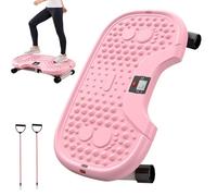 Macchina per allenamento Rock Stair Step - Stepper compatto in metallo ABS da 55,5x30,5 cm, attrezzo per esercizi per gambe per tutto il corpo con fascia di resistenza | Home Gym Fitness Core Abs Part