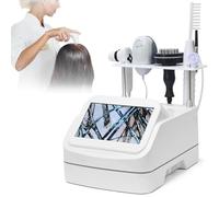 Macchina Per Analisi Rilevatore Follicolo Pilifero,5 In 1 Attrezzatura Per Massaggio Cuoio Capelluto Analizzatore Pelle E Capelli,Per Test Di Caduta Dei Capelli (Schermo grande da 10 pollici)