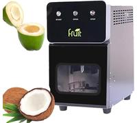 Macchina per aprire la noce di cocco, strumento elettrico completamente automatico per l'apertura rapida del cocco, taglio rapido 20S, diametro 6-8 cm, ideale per bancarelle e venditori di cocco