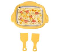 Macchina Per Arrotolato | Riutilizzabile e Facile con 2 Spatole - Gelatiera Per Bambini | Adatta a Bambini e Adulti Fatti in Casa Soft Serve Sorbetto Dessert Yogurt Cucina