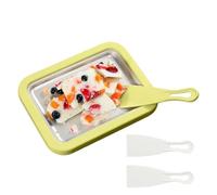 Macchina Per Arrotolato,Vassoio per Rotoli di Yogurt | con 2 Spatole e Macchina per Soft Serve | per Adulti Feste a Casa Raduni Familiari Cucina all'Aperto Vacanze