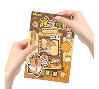 Macchina per artigli per bambini,Macchina per artigli di carpincho - Macchina da gioco capybara fatta a mano | Macchina per artigli di carta, giocattoli per macchine storte, giocattolo al