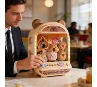 Macchina per artigli per bambini - Mini giocattolo elettronico arcde da 24x22,6x33,6 cm, distributore automatico di capibara con suono, raccoglitore di premi educativo interattivo | Grabber portatile