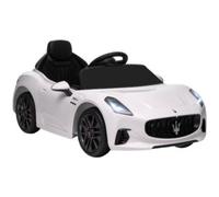 Macchina per Bambini 12V Maserati Gran Turismo Folgore con Telecomando, Età 3-5 Anni, Bianco