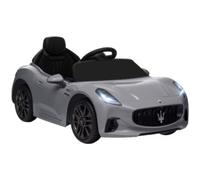 Macchina per Bambini 12V Maserati Gran Turismo Folgore con Telecomando, Età 3-5 Anni, Grigio