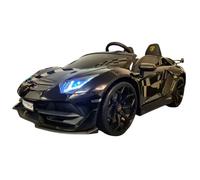 Macchina per Bambini Nero Lamborghini Aventador 2 Persone a Batteria