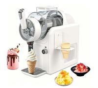 Macchina Per Bevande Ghiacciate, Capacità 2 Litri, Frullatore A Raffreddamento Rapido Per Granite Con Funzione Automatica Di Preparazione Di Granite Morbide, Perfetta Per Frullati, Frappè(White)