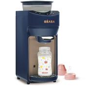 BÉABA, Scaldabiberon, preparazione automatica e istantanea del biberon in 20 secondi senza preriscaldamento, dosatore di latte, temperatura a scelta tra 22° e 70°, Milkeo Plus, Blu Notte