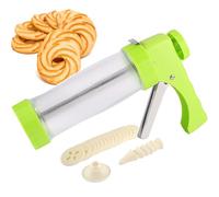 Macchina Per Biscotti Con Pompa, Con 6 Ugelli E 16 Stampini Per Biscotti, Materiale ABS Spesso, Impugnatura Comoda, Facile Da Usare, Per Preparare Biscotti E Torte in Varie Forme.,Green