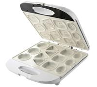 Macchina per biscotti elettrica CYTBEK - 1400W, 13 biscotti con piastre per waffle per dolci fatti in casa, snack per la colazione e dolcetti per le feste white220v