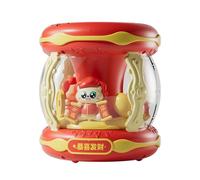 Macchina Per Bolle Automatica - Spinner Elettrico Multiforo In ABS | Creatore Di Bolle Musicali Luminose A LED | Ventilatore Rotante Ricaricabile Tramite USB Per Feste All'aperto, Giardino