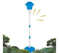 Macchina Per Bolle Bambini Soffiatore di Schiuma Giocattolo Ricaricabile a | con Musica e Luce LED, Altezza Regolabile, Picchetto da Terra e Bacchetta Autoportante Per