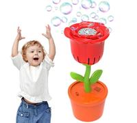Macchina per bolle completamente automatica - Girasole con suono, luce e musica, soffiatore di bolle colorate | Giocattolo portatile per macchina bolla, giocattoli all'aperto per l'estate